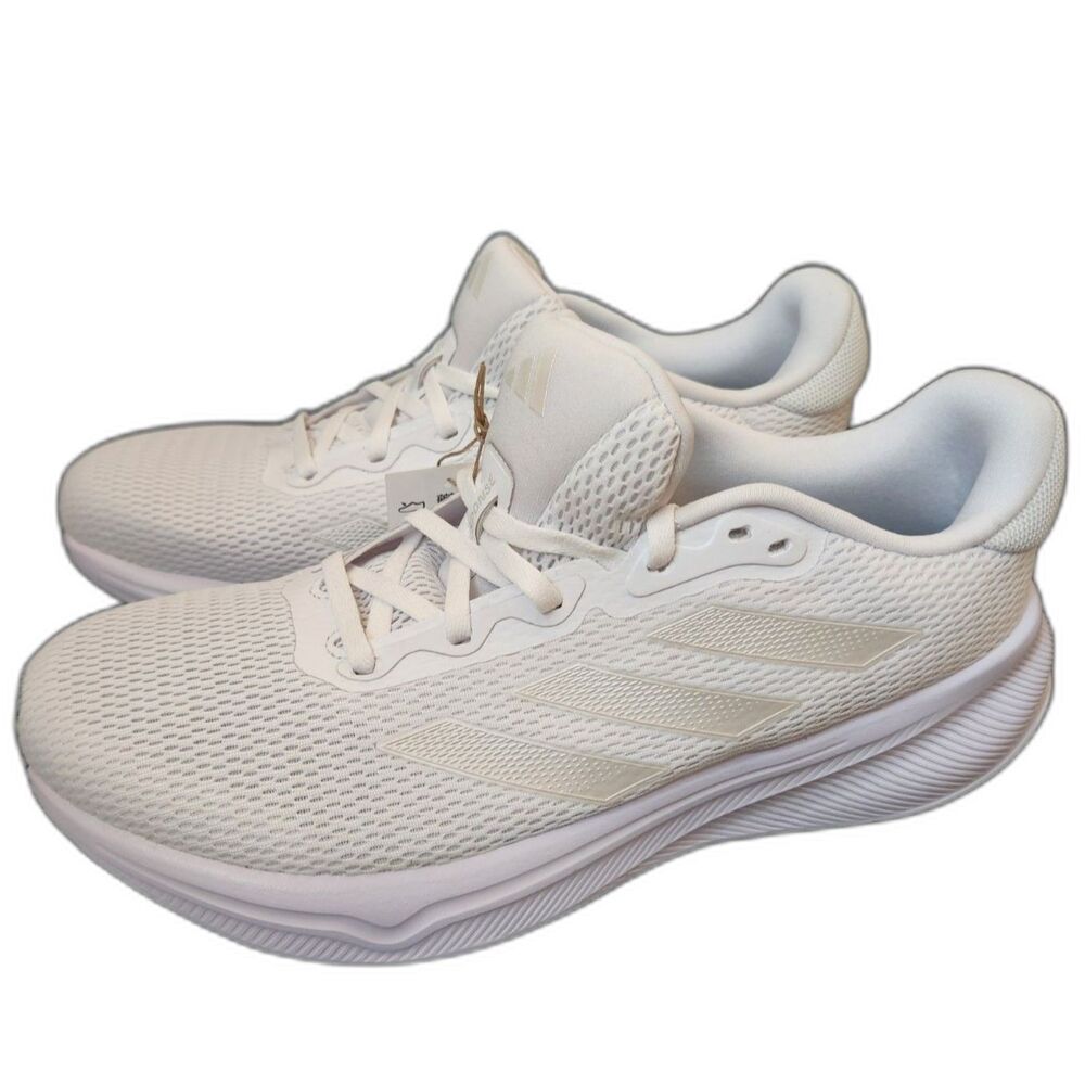 Adidas Response Running Sneakers Women’s 11 White Metallic
